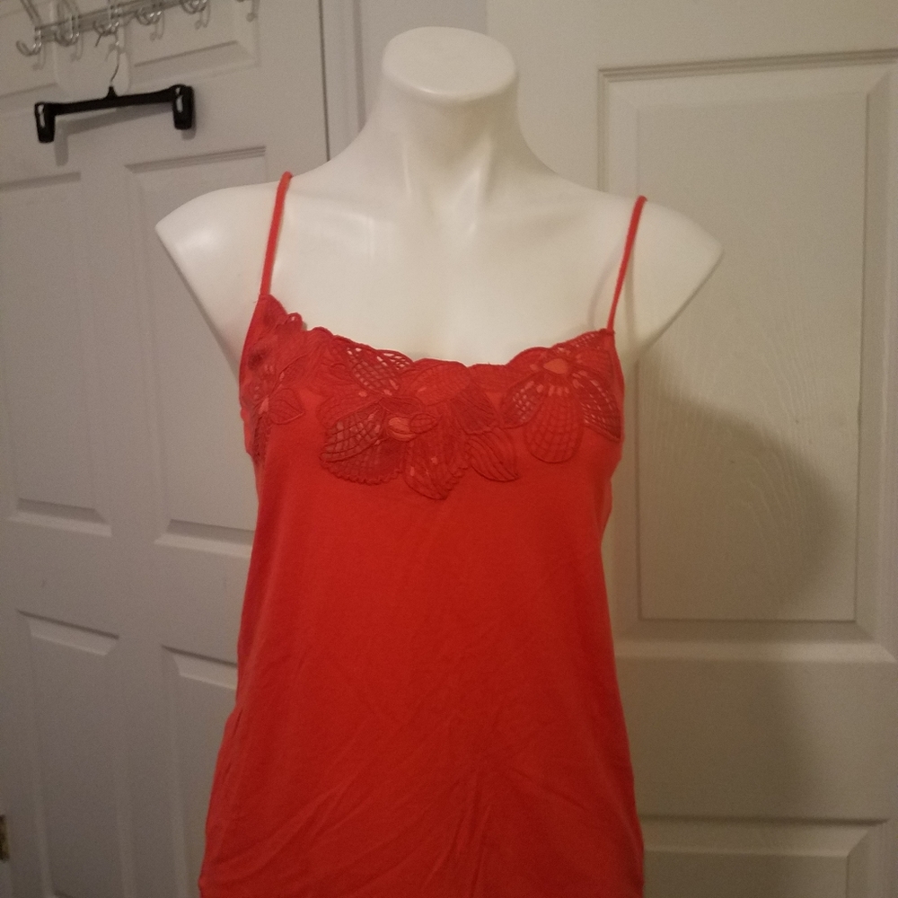 Red tank top
